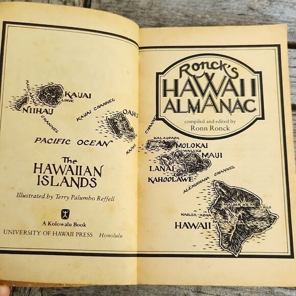 Roncks 1984 Hawaii Almanac Kolowalu Book - Picture 4 of 6